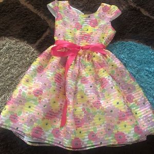 Cute little girl flower dress